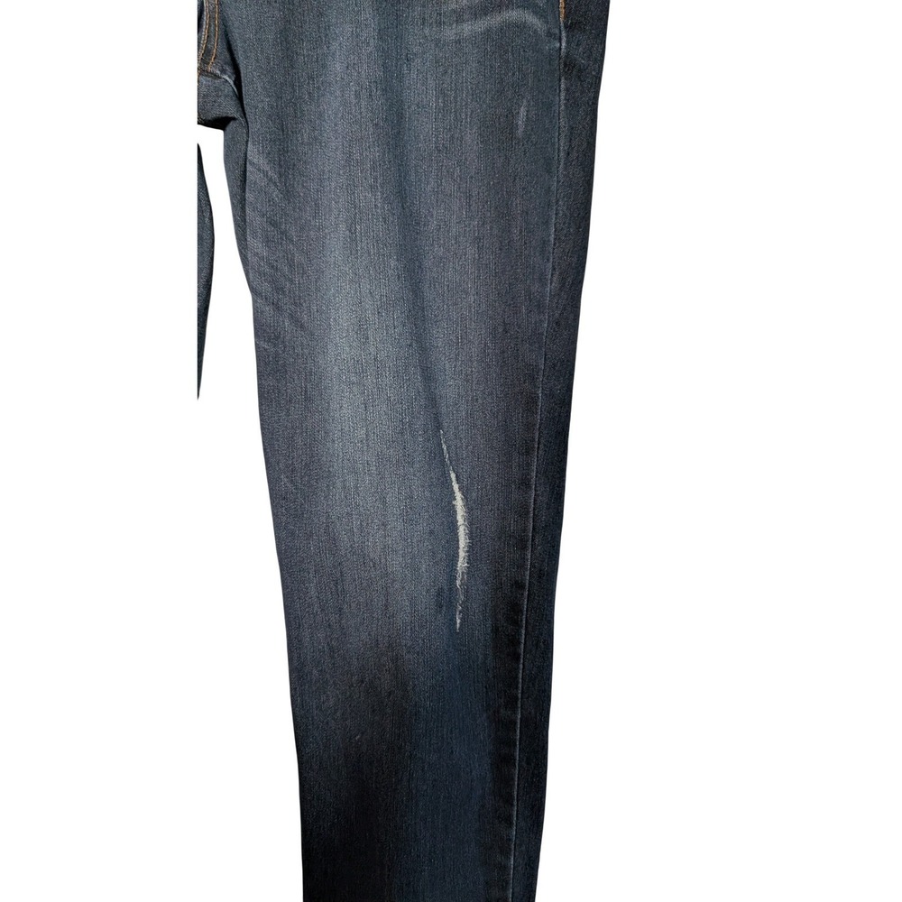 DEMOCRACY Ab Technology Distressed Ankle Skimmer Stretch Jeans Women's 12 - Picture 9 of 14